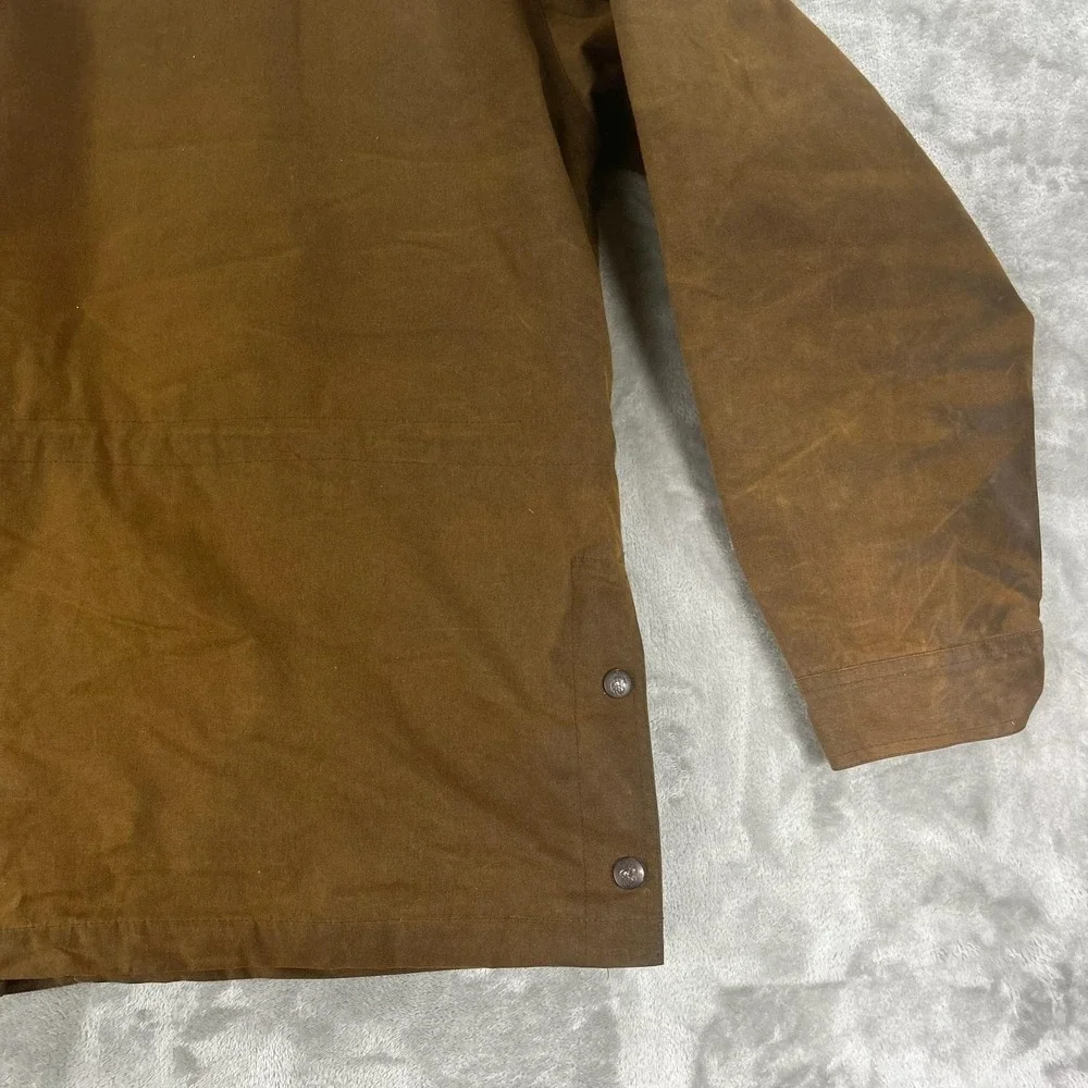 Outback Trading Company Jacket Mens Medium Brown Oilskin Pathfinder 2707
